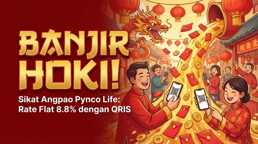 BANJIR HOKI! Sikat Angpao Pynco Life: Rate Flat 8.8% dengan QRIS
